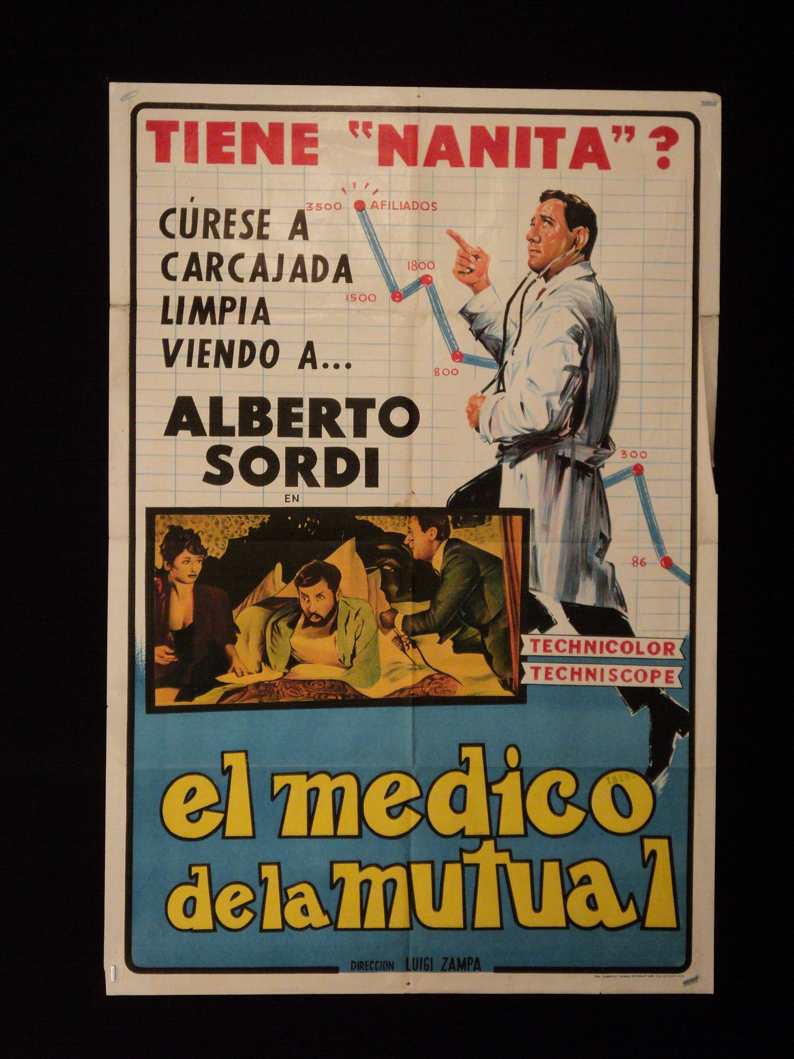 IL MEDICO DELLA MUTUA ALBERTO SORDI * ARGENTINE POSTER eBay