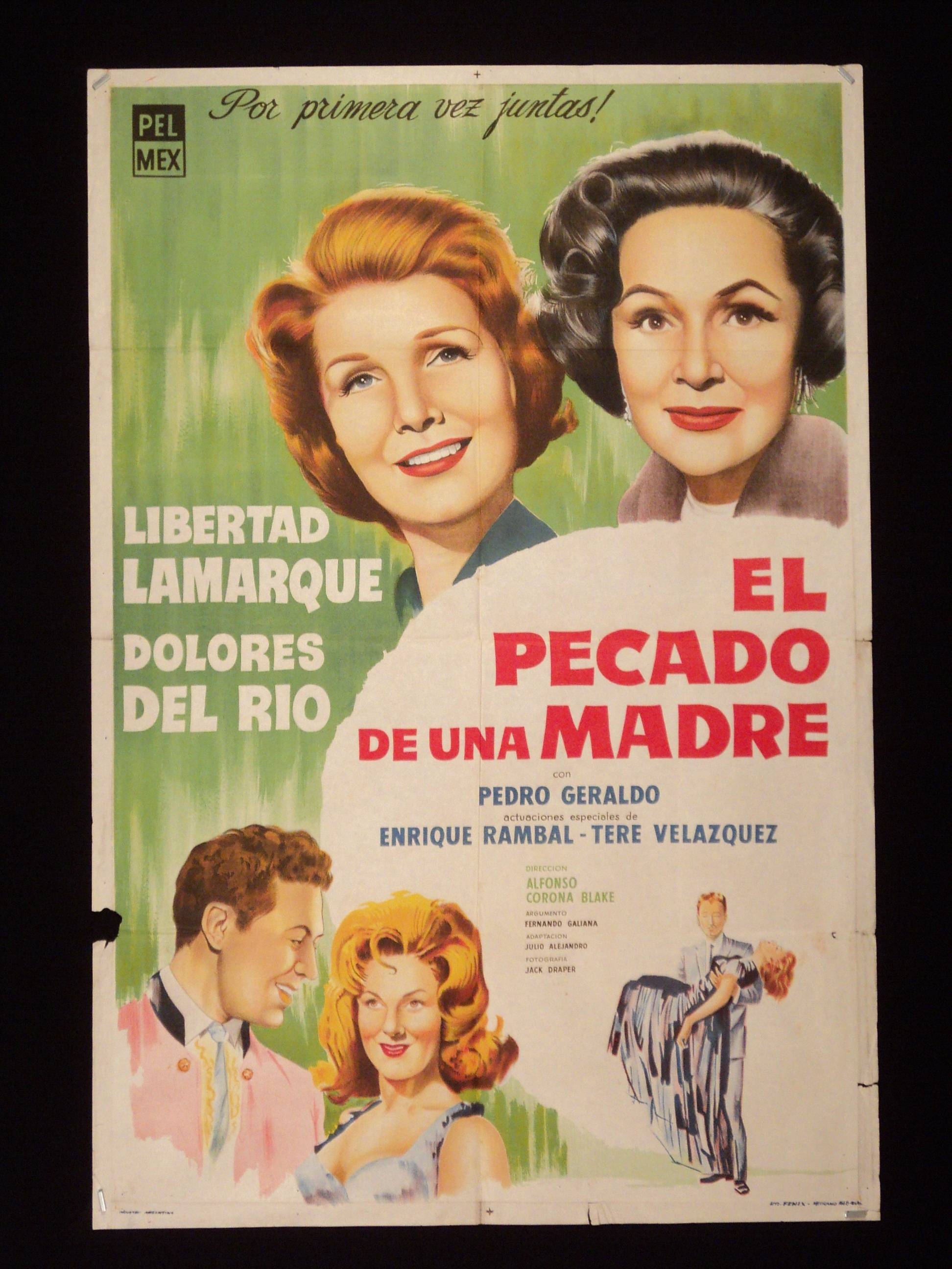 EL PECADO DE UNA MADRE * DOLORES DEL RIO * LIBERTAD LAMARQUE * MOVIE