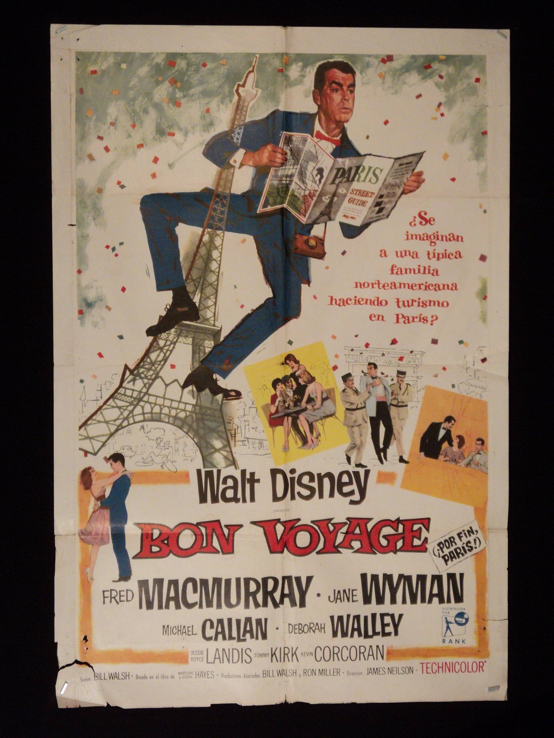 bon voyage disney fred macmurray argentine poster ebay bon voyage posters