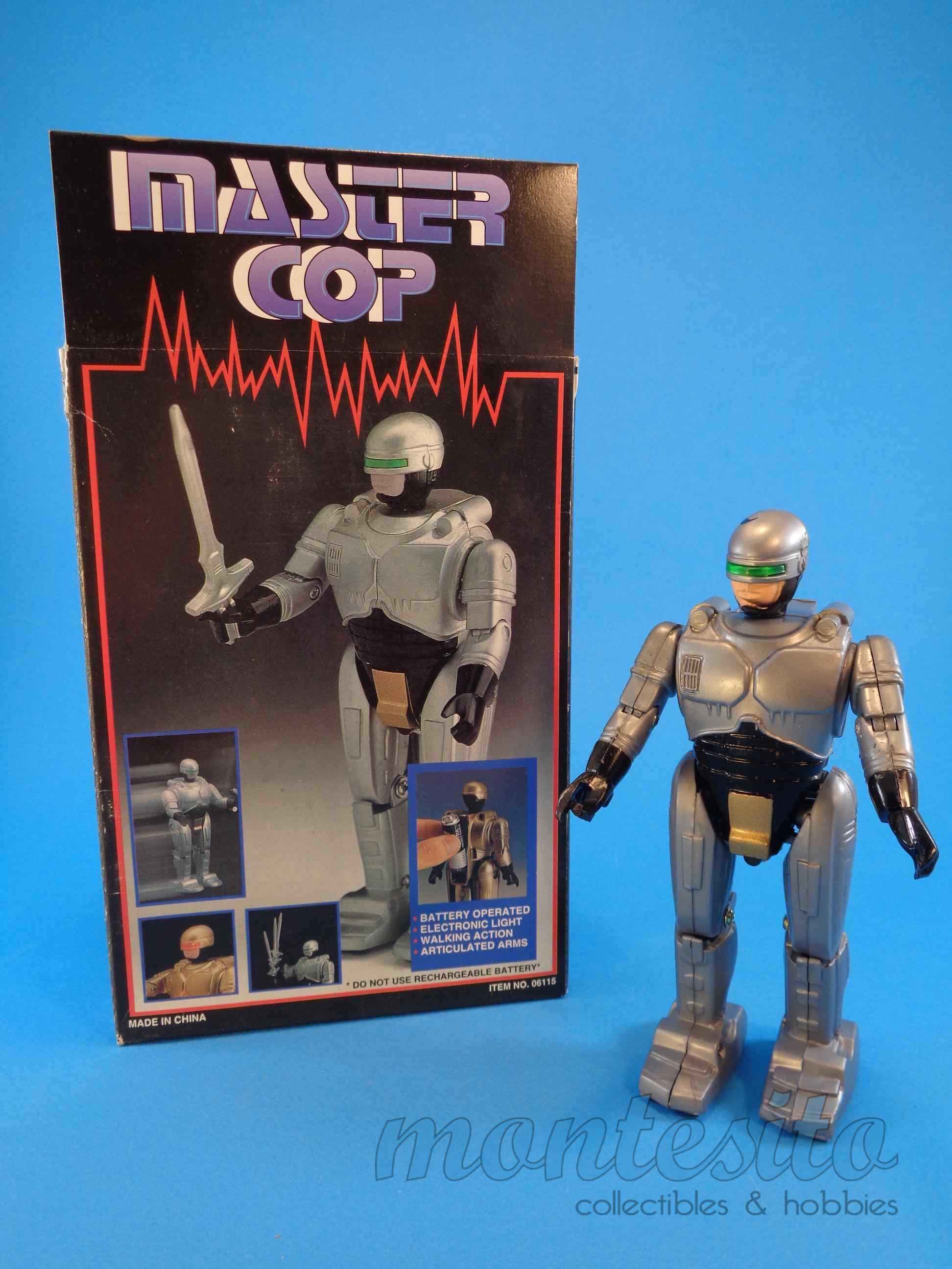 Jouet Vintage Moto à Friction Robot Cop - Occasion, En Plastique
