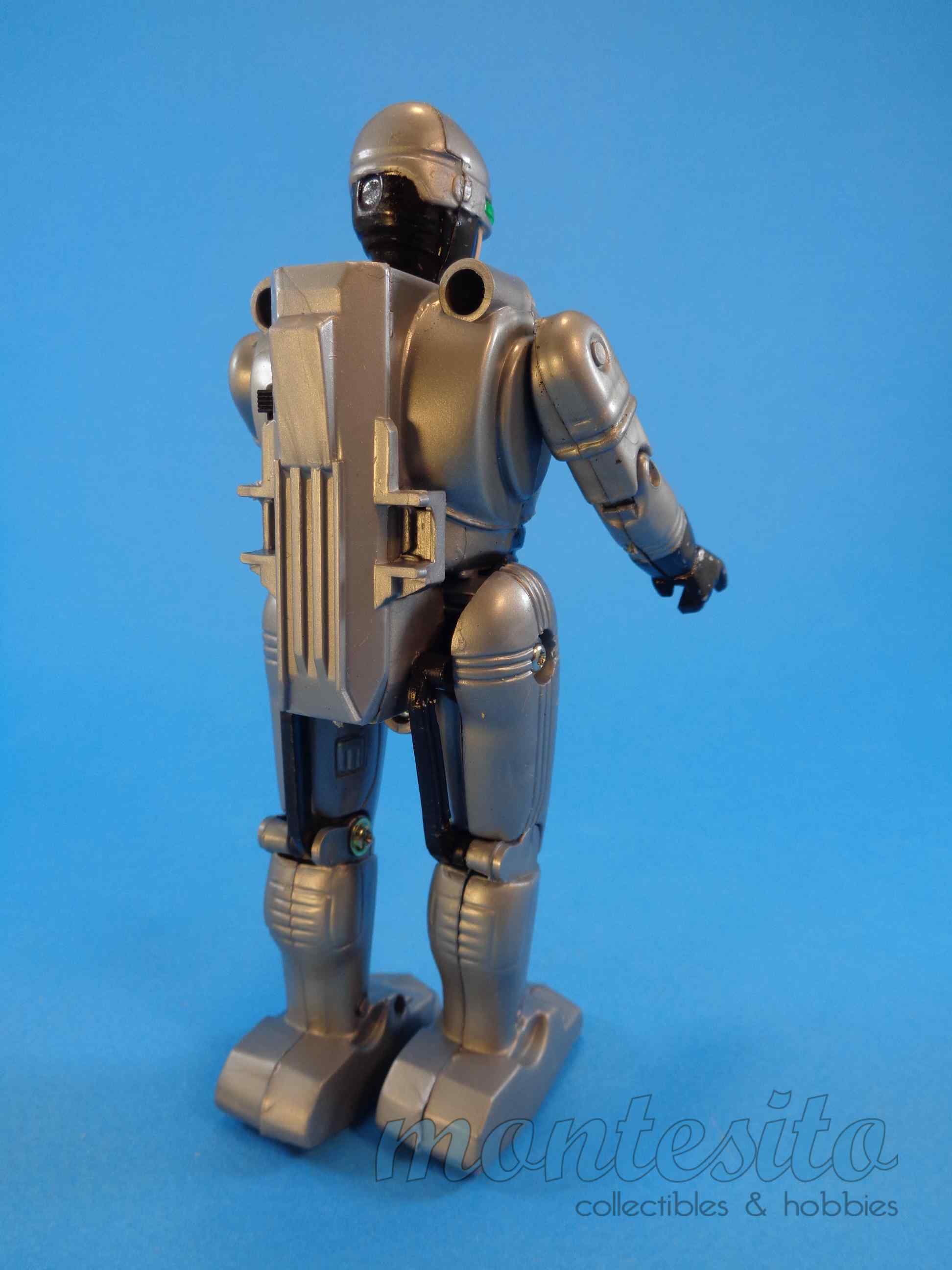 VINTAGE MASTER COP (SILVER) ROBOCOP ROBOT B/O WALKING ACTION